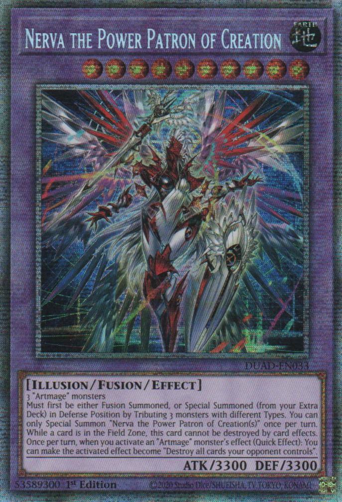 Nerva the Power Patron of Creation - DUAD-EN033 - Starlight Rare - 1st Edition