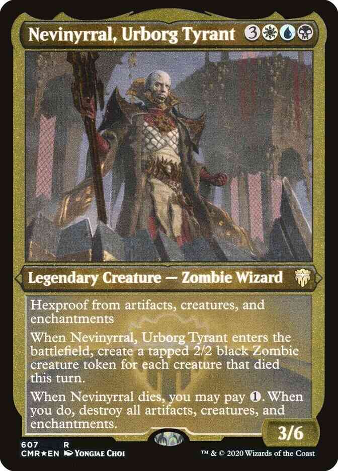 Nevinyrral, Urborg Tyrant [607] [Commander Legends] [Etched Foil]