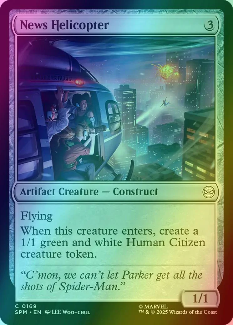 News Helicopter [169] [Marvel's Spider-Man] [Foil]