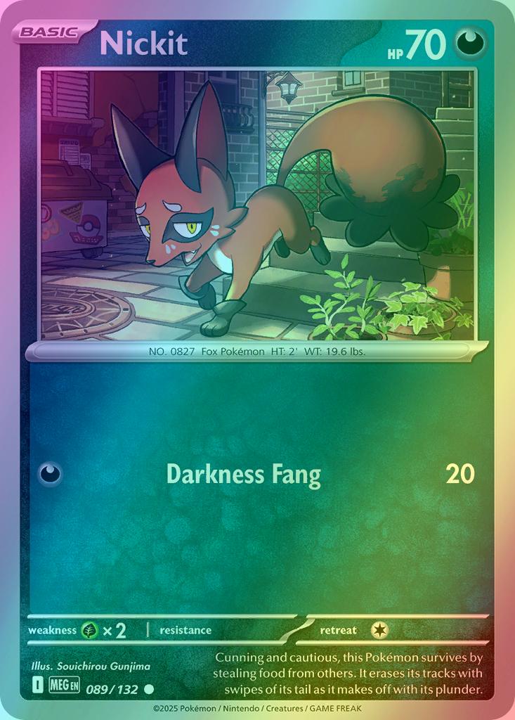 Nickit - 089/132 - Common [me01-089] [Reverse Holo]