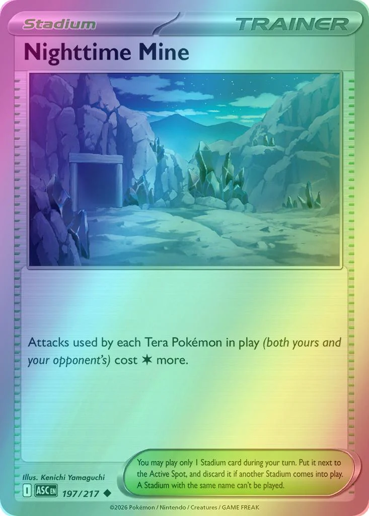 Nighttime Mine - 197/217 - Uncommon [me025-197] [Reverse Holo]
