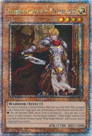 Noble Knight Medraut - RA04-EN205 - Quarter Century Secret Rare - 1st Edition