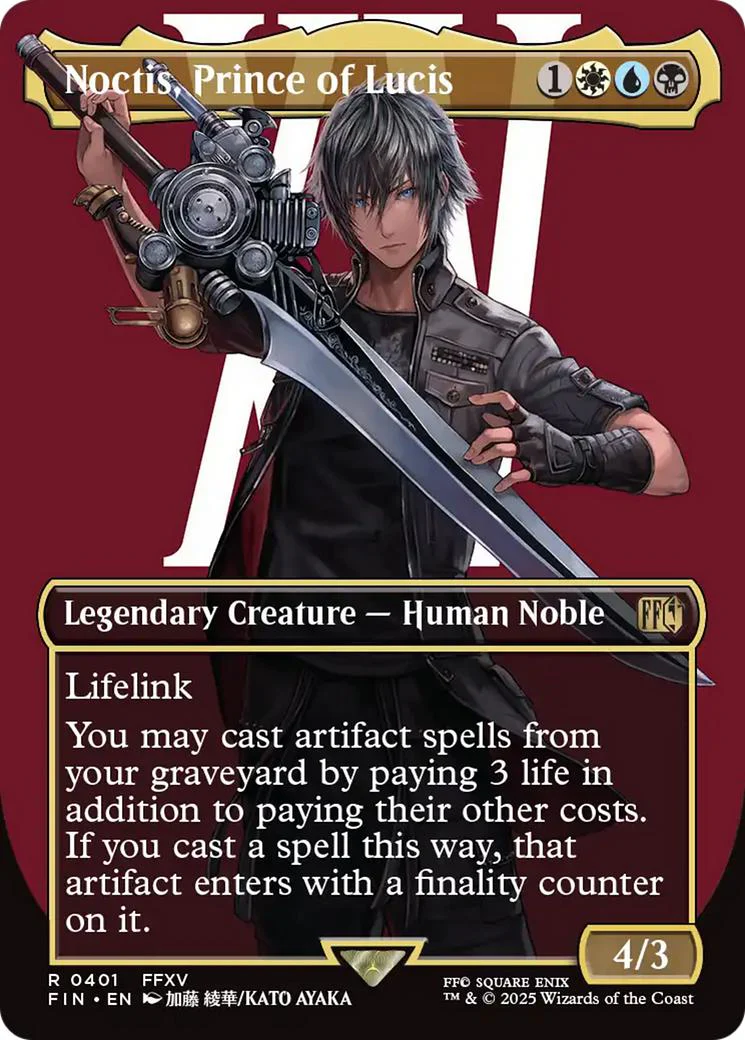 Noctis, Prince of Lucis [401] [Borderless] [Character] [FINAL FANTASY] [Non-Foil]