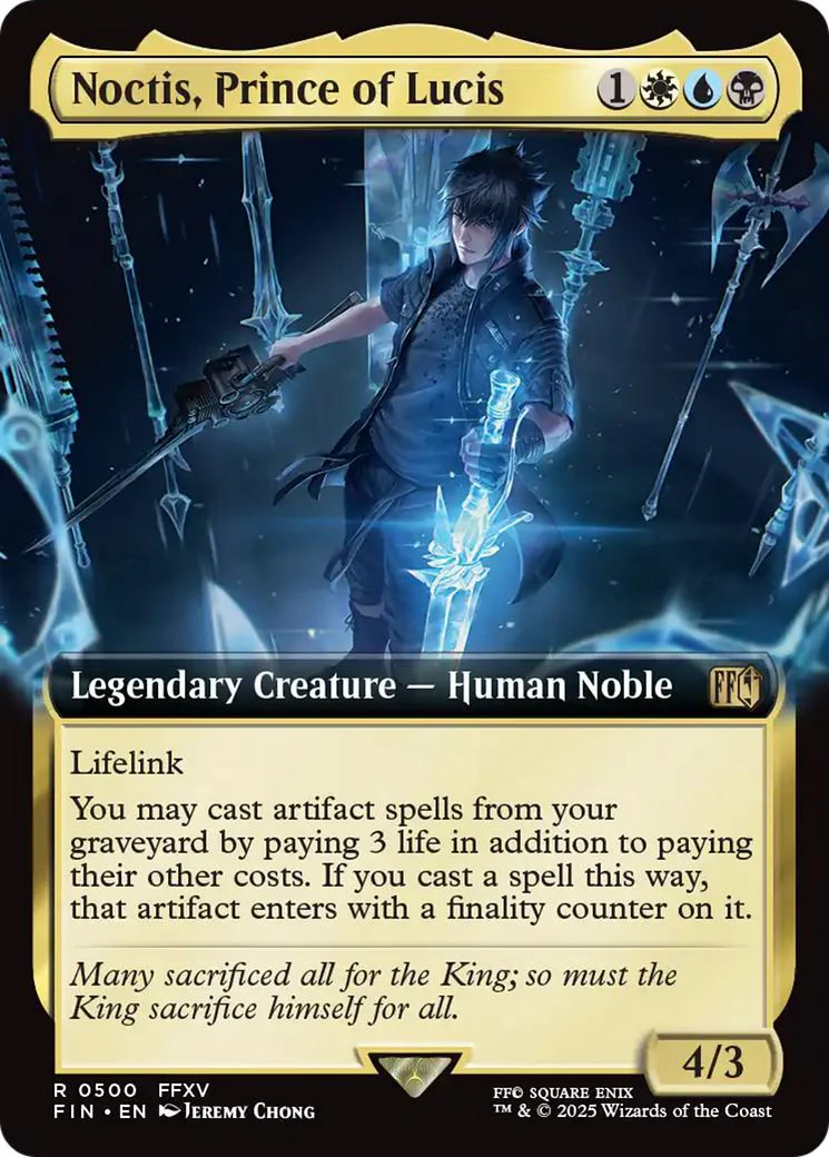 Noctis, Prince of Lucis [500] [Extended Art] [FINAL FANTASY] [Non-Foil]
