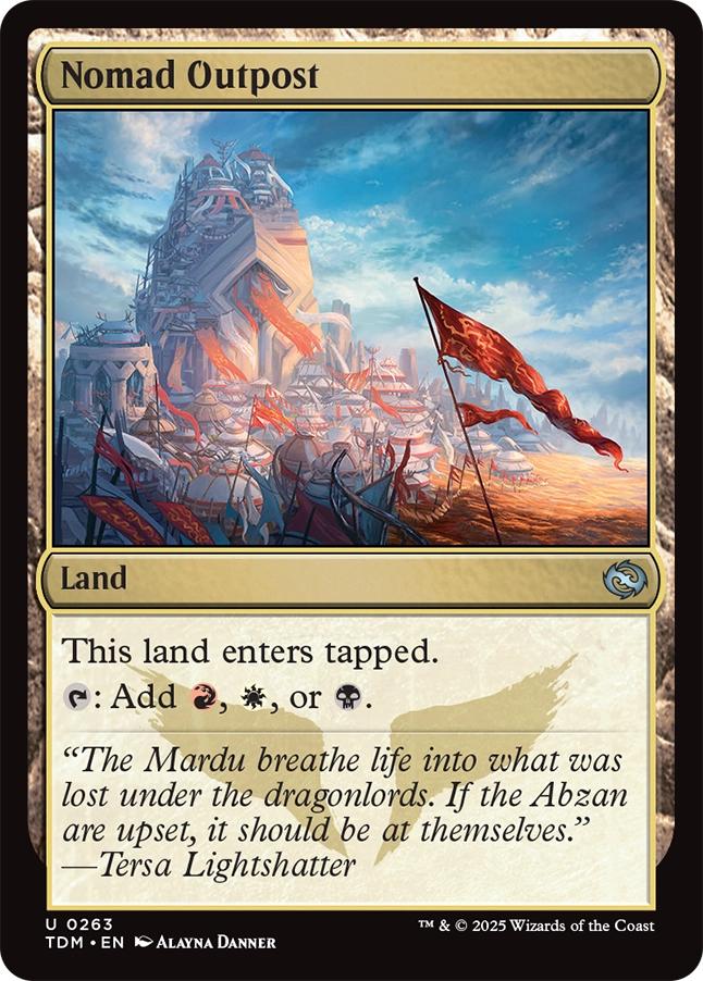 Nomad Outpost [263] [Tarkir: Dragonstorm] [Non-Foil]