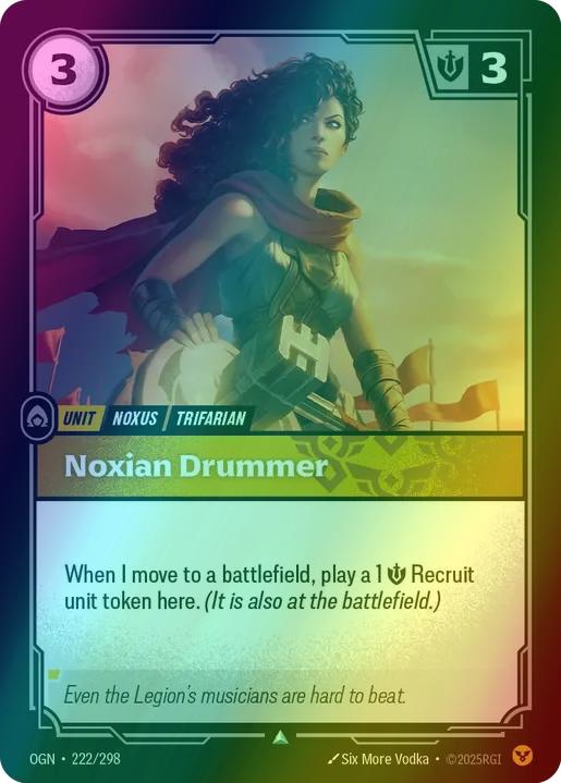 Noxian Drummer - 222/298 [Origins] [Foil]