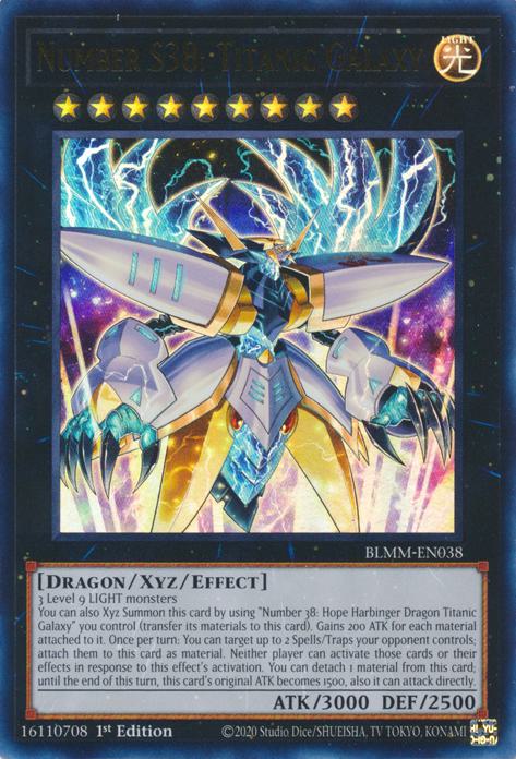 Number S38: Titanic Galaxy - BLMM-EN038 - Ultra Rare - 1st Edition