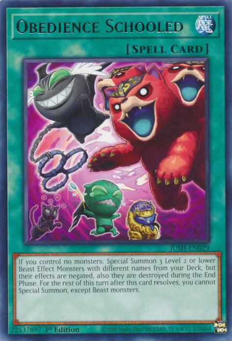 Obedience Schooled - JUSH-EN029 - Rare - 1st Edition