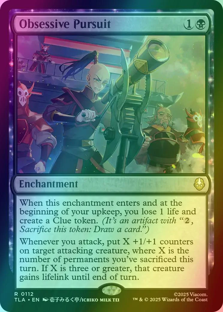 Obsessive Pursuit [112] [Avatar: The Last Airbender] [Foil]
