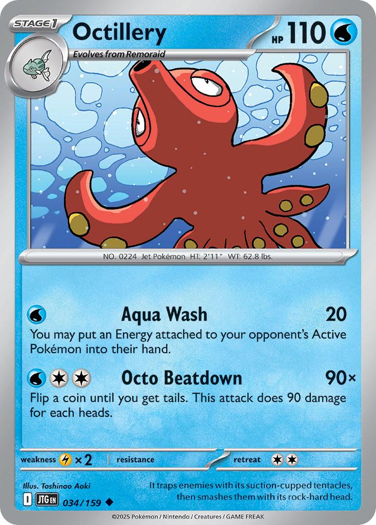 Octillery - 034/159 - Uncommon [sv09-034] [Non-Holo]