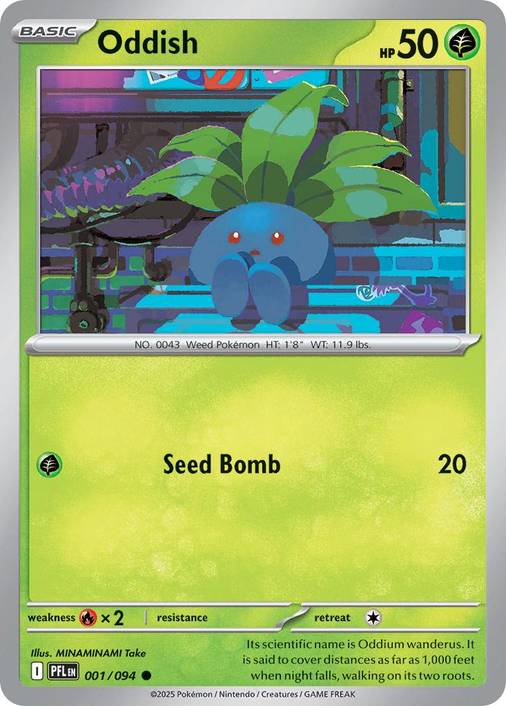 Oddish - 001/094 - Common [me02-001] [Non-Holo]