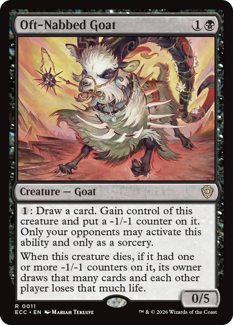 Oft-Nabbed Goat [11] [Lorwyn Eclipsed: Commander] [Non-Foil]