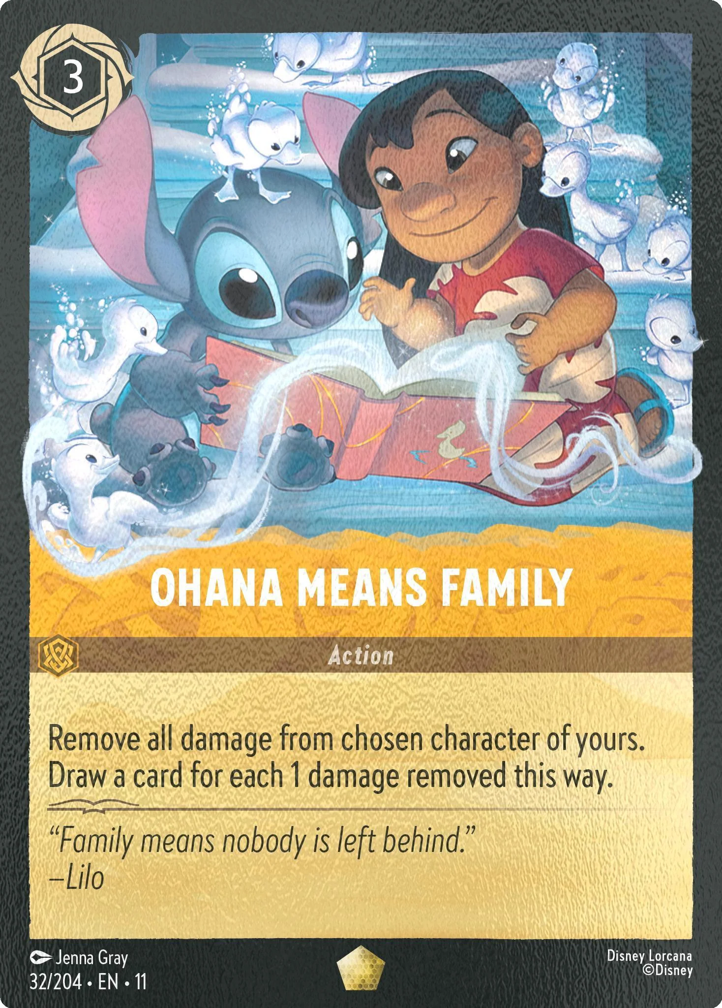 Ohana Means Family - 32/204 [Winterspell] [Cold Foil]