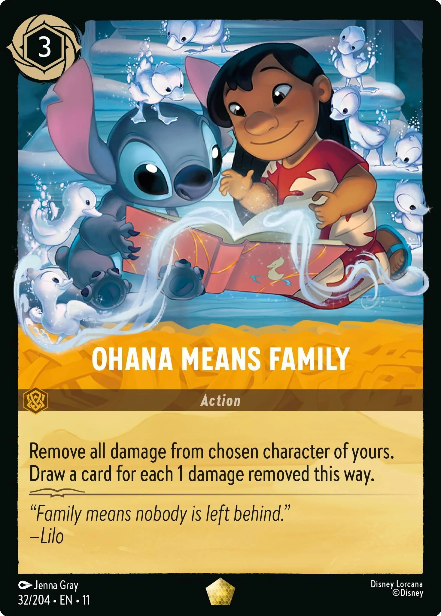 Ohana Means Family - 32/204 [Winterspell] [Non-Foil]