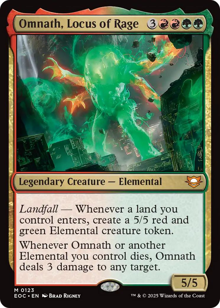 Omnath, Locus of Rage [123] [Edge of Eternities: Commander] [Non-Foil]