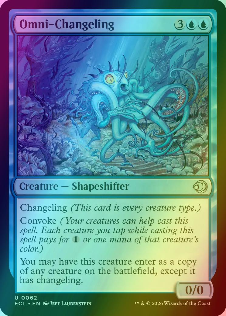 Omni-Changeling [62] [Lorwyn Eclipsed] [Foil]