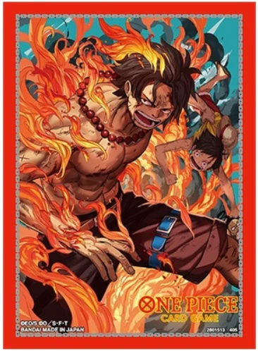 One Piece Official Card Sleeves - Standard Size - 70ct - Limited Edition Vol.5 - Portgas.D.Ace
