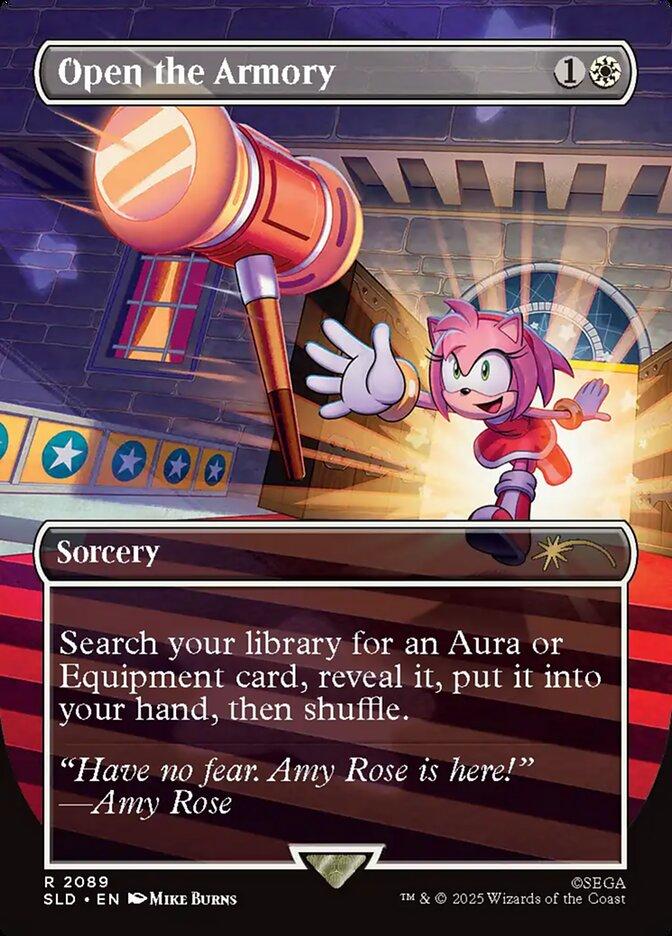 Open the Armory [2089] [Borderless] [Secret Lair X Sonic: Chasing Adventure] [Secret Lair Drop] [Non-Foil]