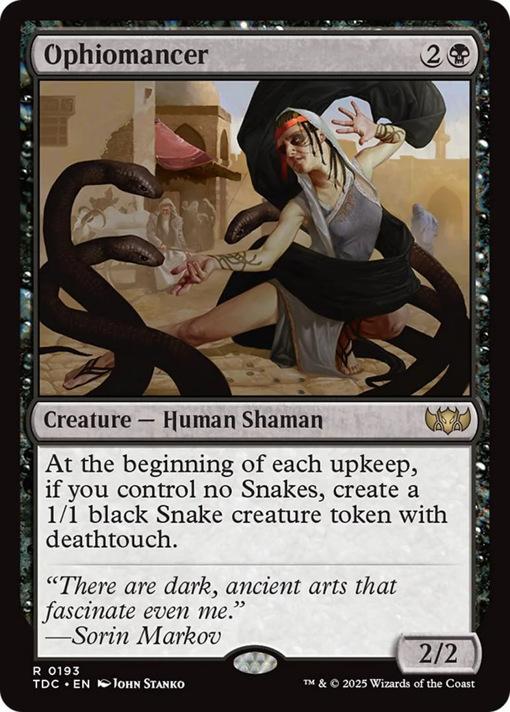 Ophiomancer [193] [Tarkir: Dragonstorm: Commander] [Non-Foil]