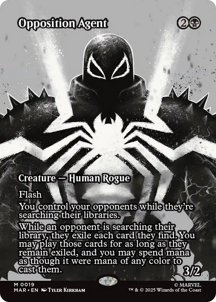 Opposition Agent [19] [Borderless] [Source Material] [Marvel Universe] [Non-Foil]