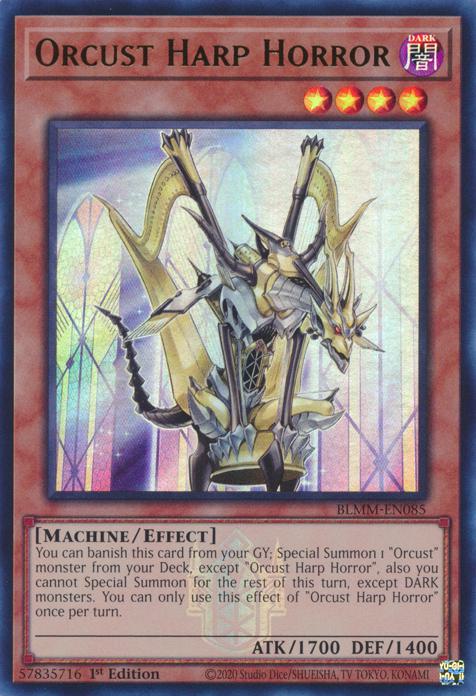Orcust Harp Horror - BLMM-EN085 - Ultra Rare - 1st Edition