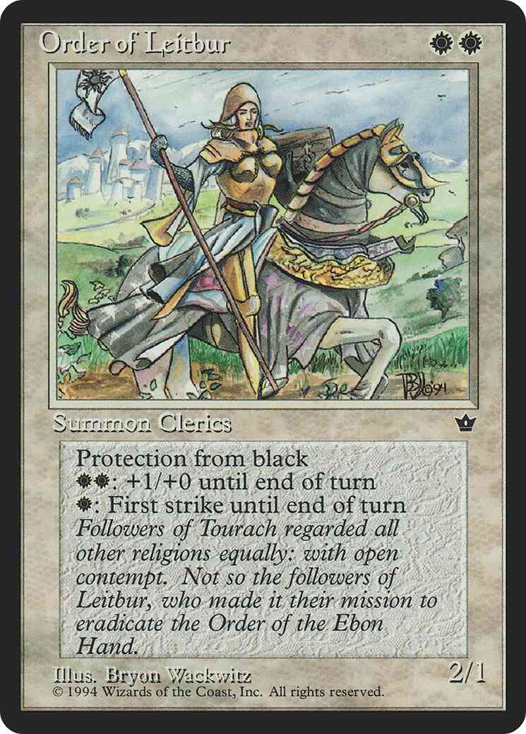 Order of Leitbur [Female Knight] [16a] [Fallen Empires] [Non-Foil]