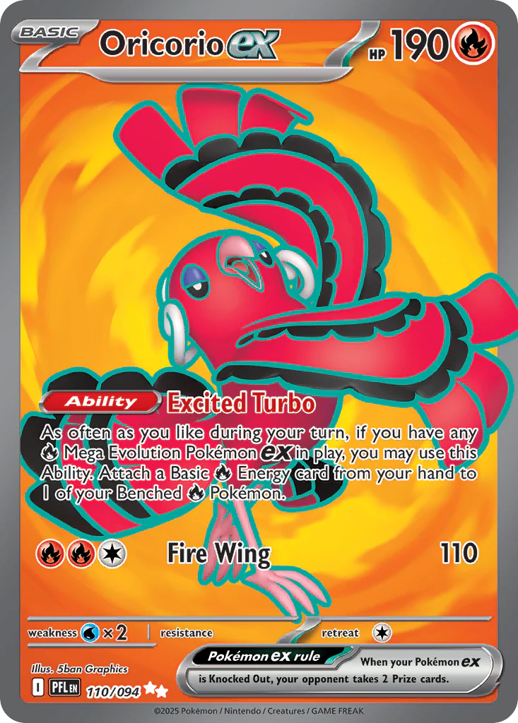 Oricorio ex - 110/094 - Ultra Rare [me02-110] [Ultra]