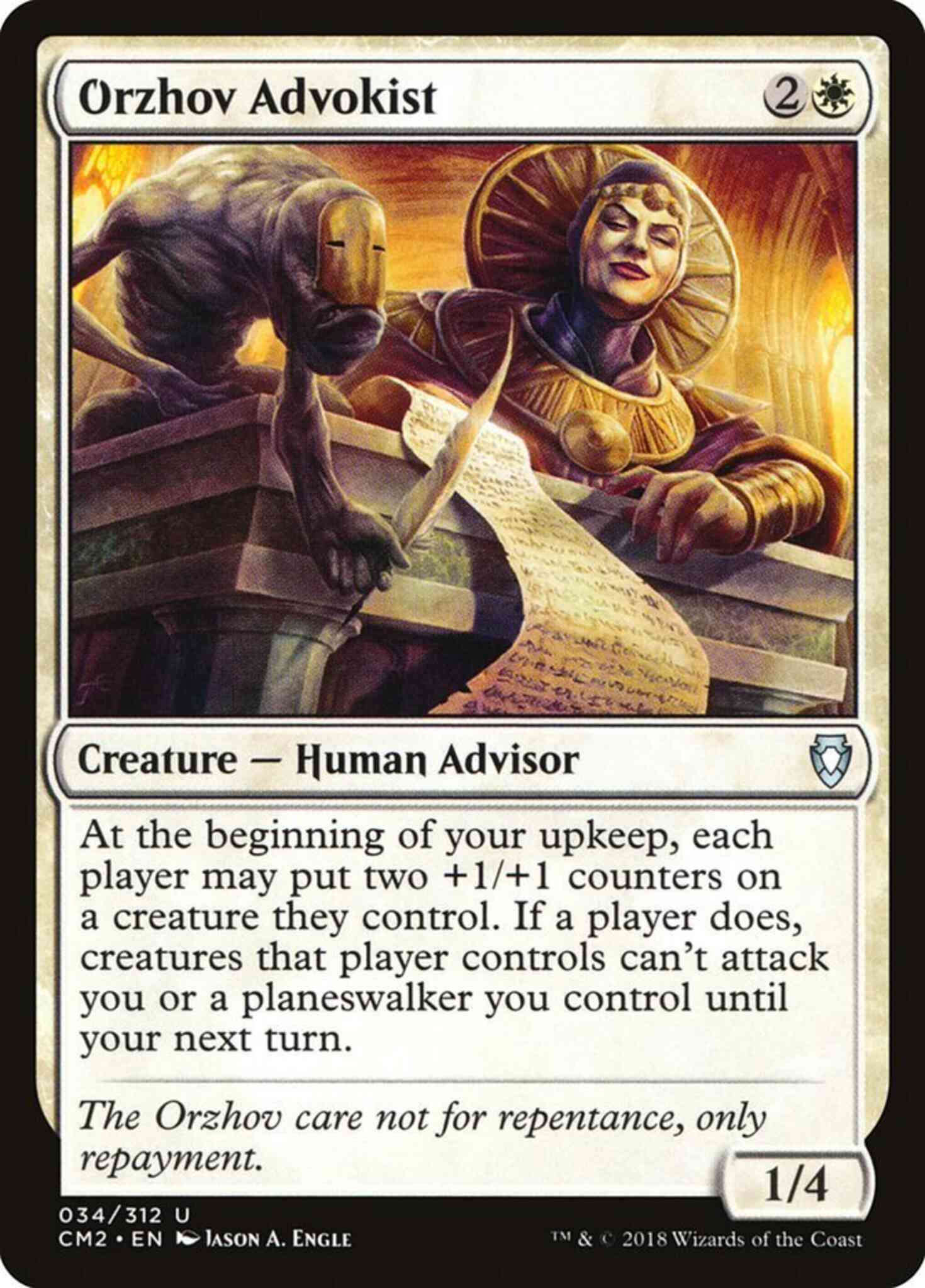 Orzhov Advokist [34] [Commander Anthology Volume II] [Non-Foil]