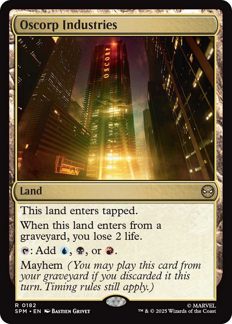 Oscorp Industries [182] [Marvel's Spider-Man] [Non-Foil]