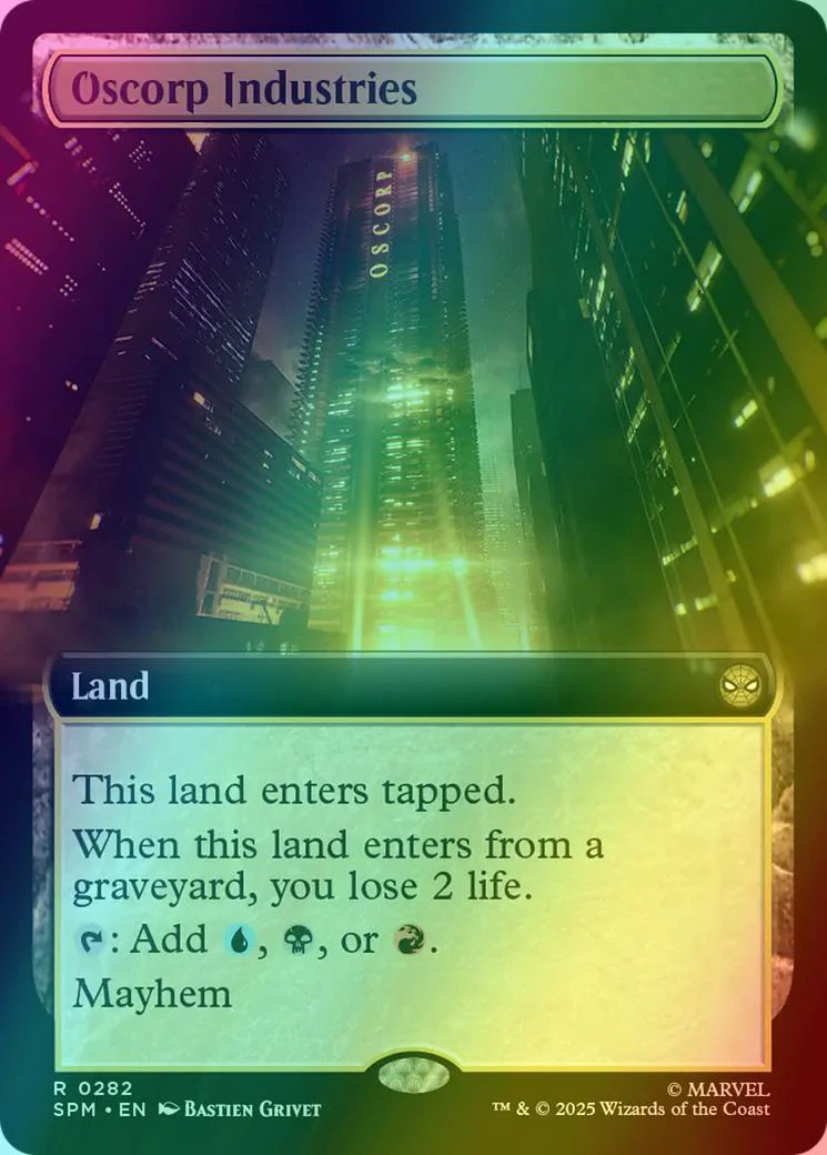 Oscorp Industries [282] [Extended Art] [Marvel's Spider-Man] [Foil]