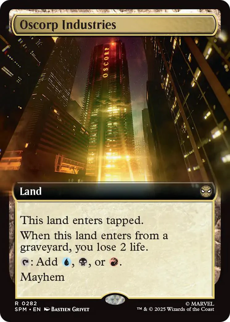 Oscorp Industries [282] [Extended Art] [Marvel's Spider-Man] [Non-Foil]