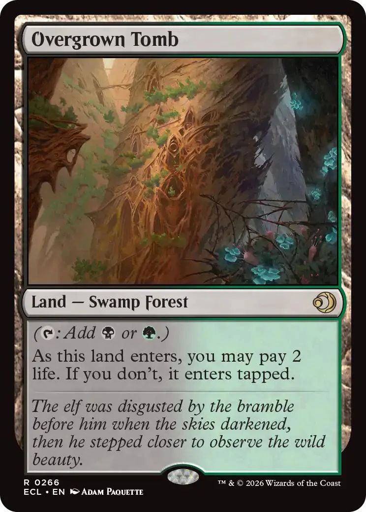 Overgrown Tomb [266] [Lorwyn Eclipsed] [Non-Foil]