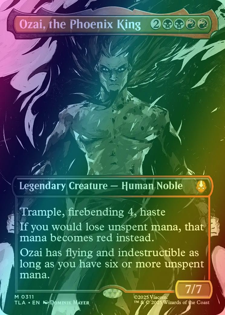 Ozai, the Phoenix King [311] [Borderless] [Scene] [Avatar: The Last Airbender] [Foil]
