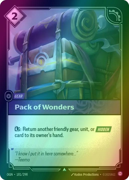Pack of Wonders - 181/298 [Origins] [Foil]