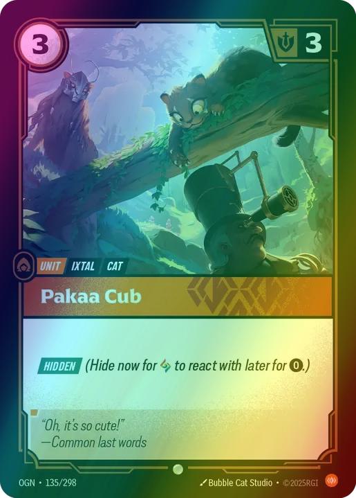 Pakaa Cub - 135/298 [Origins] [Foil]