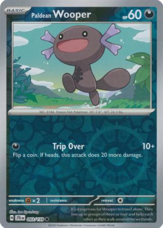 Paldean Wooper - 093/159 - Common [sv09-093] [Reverse Holo]