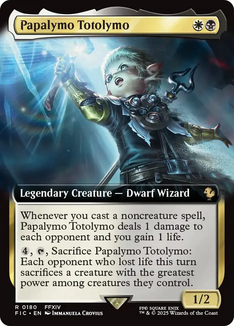 Papalymo Totolymo [180] [Extended Art] [FINAL FANTASY: Commander] [Non-Foil]