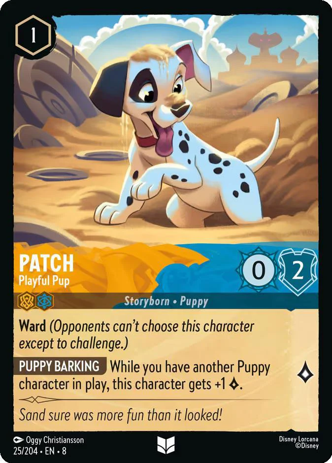 Patch - Playful Pup - 25/204 [Reign of Jafar] [Non-Foil]