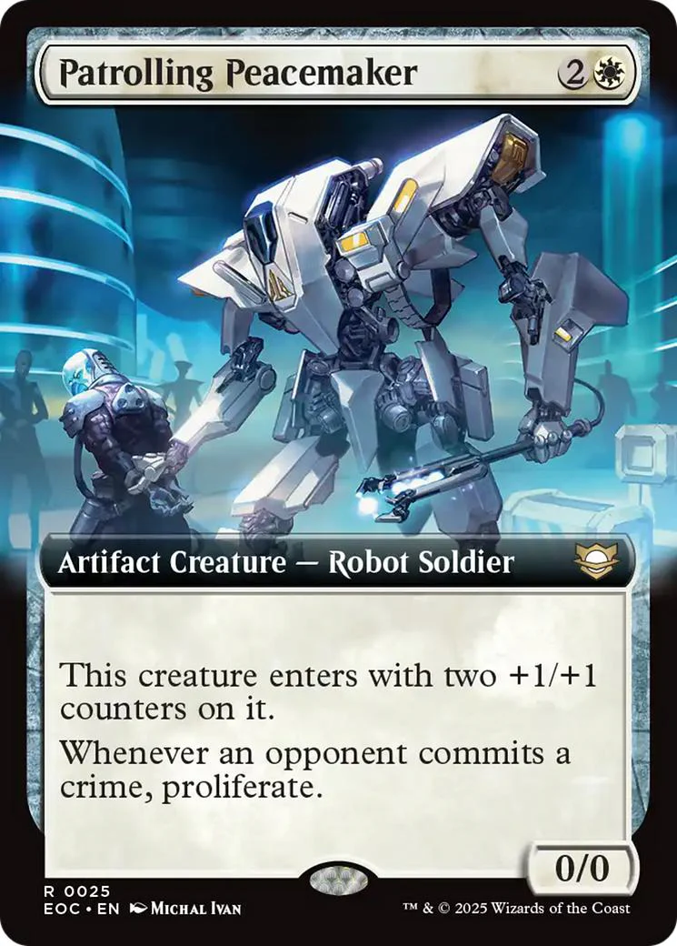 Patrolling Peacemaker [25] [Extended Art] [Edge of Eternities: Commander] [Non-Foil]