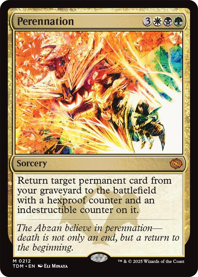 Perennation [212] [Tarkir: Dragonstorm] [Non-Foil]