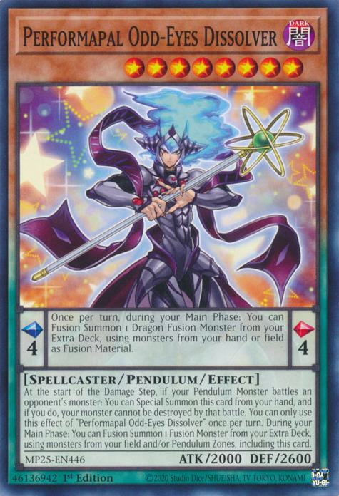 Performapal Odd-Eyes Dissolver - MP25-EN446 - Common - 1st Edition