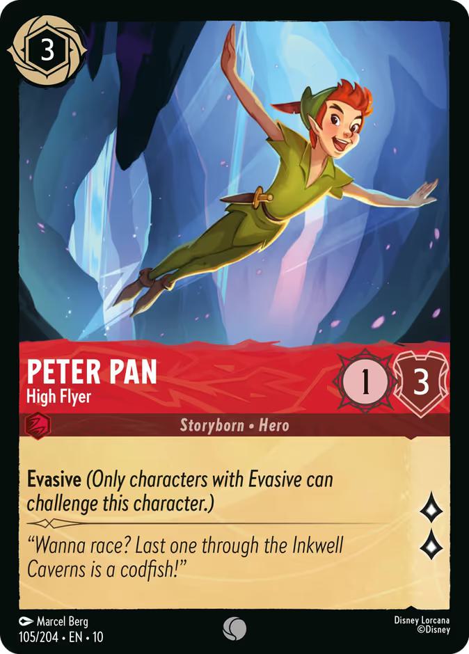 Peter Pan - High Flyer - 105/204 [Whispers in the Well] [Non-Foil]