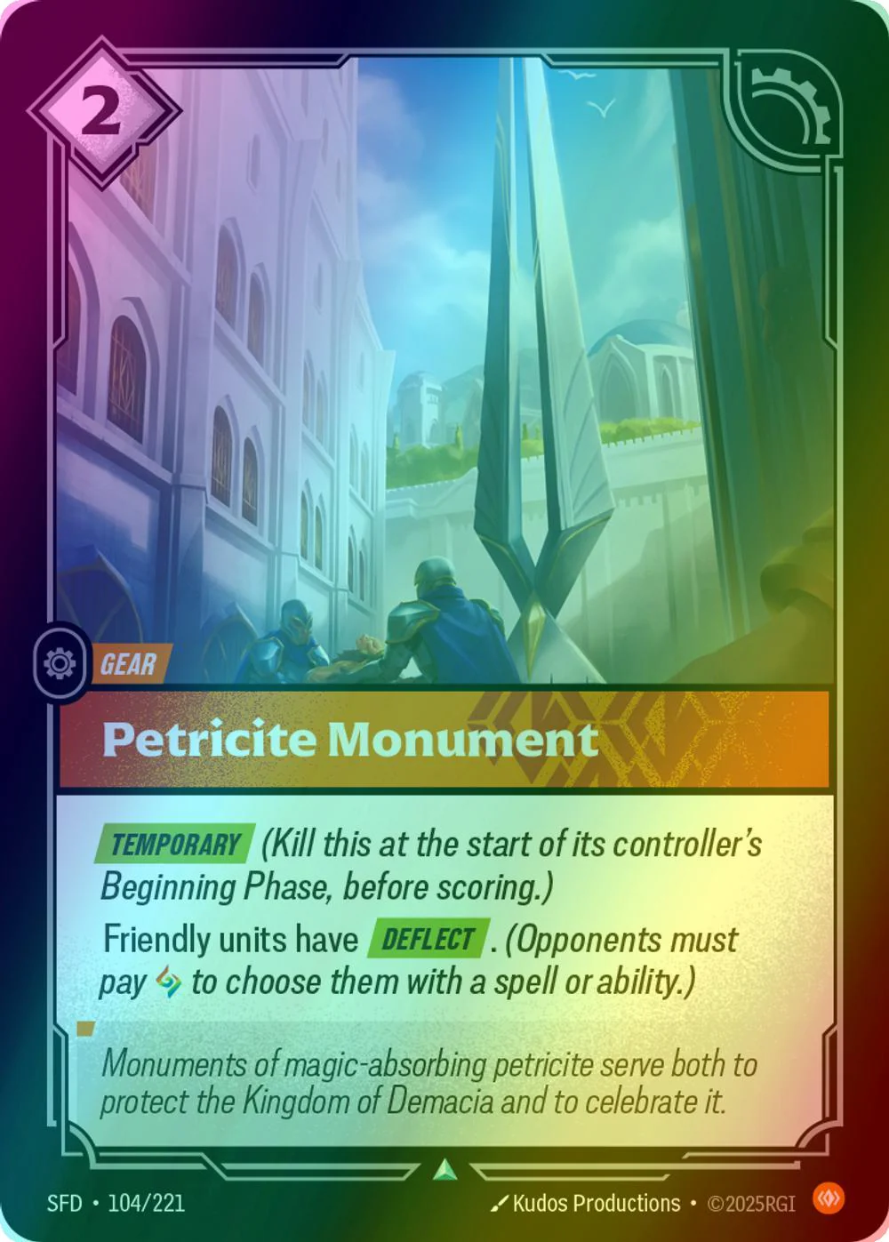 Petricite Monument - 104/221 [Spiritforged] [Foil]