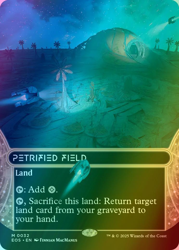 Petrified Field [32] [Borderless] [Edge of Eternities: Stellar Sights] [Foil]