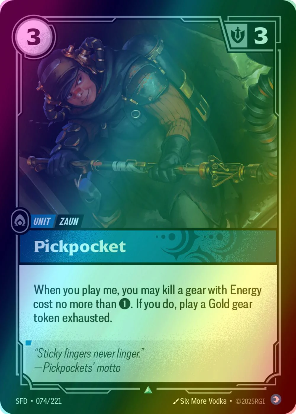 Pickpocket - 074/221 [Spiritforged] [Foil]
