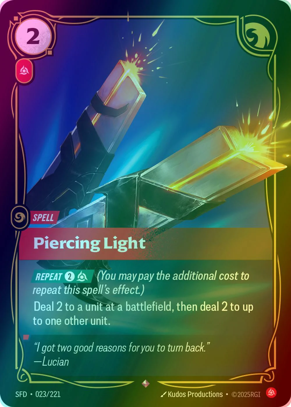 Piercing Light - 023/221 [Spiritforged] [Foil]