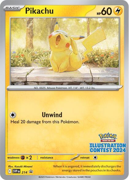 Pikachu - 214 - Promo [Illustration Contest 2024] [svp-214] [Non-Holo]