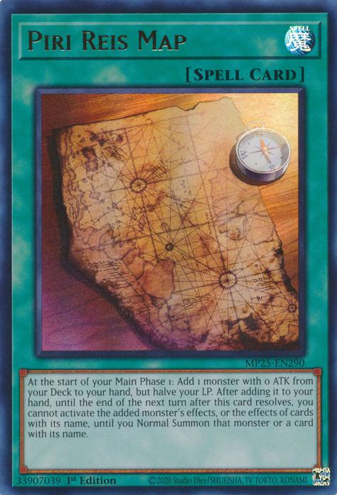 Piri Reis Map - MP25-EN290 - Ultra Rare - 1st Edition