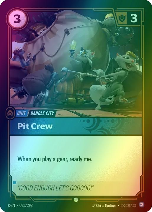 Pit Crew - 091/298 [Origins] [Foil]