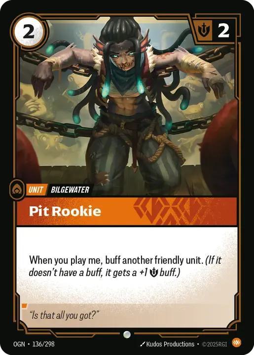 Pit Rookie - 136/298 [Origins] [Non-Foil]